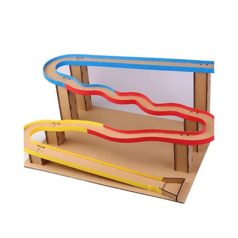 090B Interactive Parent Child Learning Toy Modular Marble Race Course System