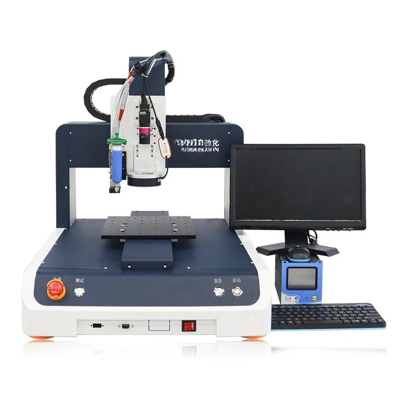 Visual dispensing machine Automatic hot melt silicone UV screw valve Camera module Automatic glue spraying machine