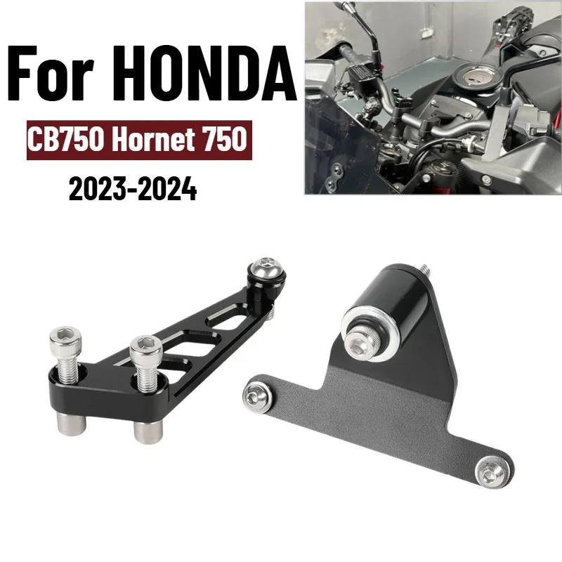 For HONDA CB750 Hornet 750 Hornet750 2023 2024 Motorcycle Linear Steering Stabilizer Adapter Steering Damper Mounting Holder