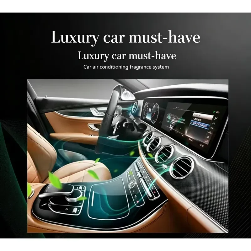 Smart Car Air Freshener Bluetooth App Control Negative Ion Purifier Automatic Aromatherapy Diffuser Universal Paper Scent