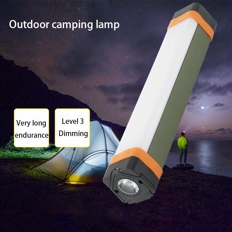 

Night Market Stall LED Multi-functional USB Charging Lamp Outdoor Light Portable Flashlight Camping Lamp Dormitory Study Lamp