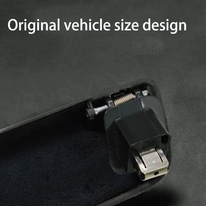 ل Volkswagen VW ID.3 ID.4 ID.6 ID4 crozz ID6 crozz سائق السيارة مقبض نظارات حافظة نظارات من جلد الغزال حافظة نظارات السيارة #4