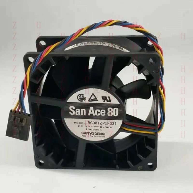 XXZ  for  Dell 8038 12V 0.58A 9G0812P1F031 4-pin temperature control large air volume fan