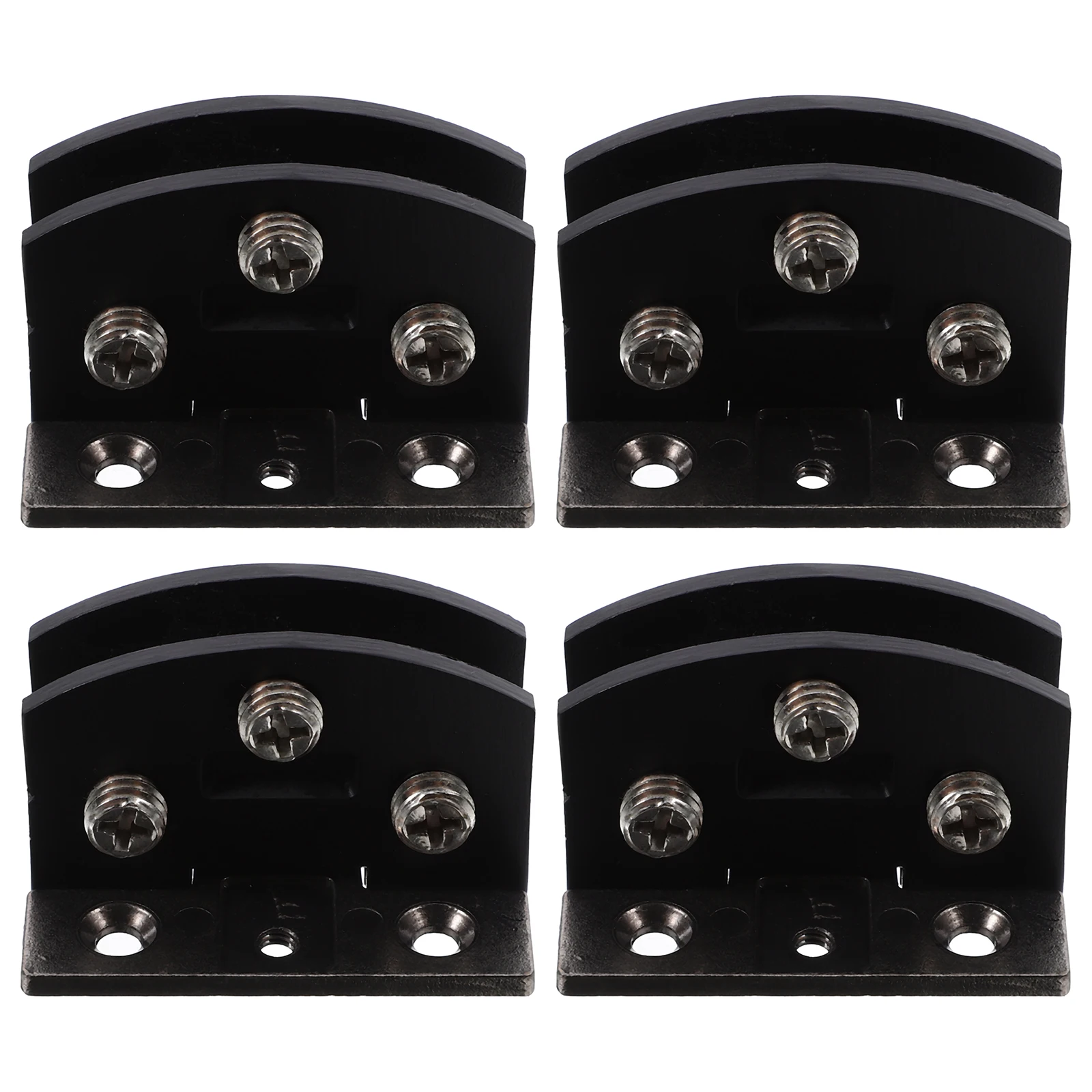 

4 Pcs Punch-free Glass Hinge Cabinet Door Hinges for Stainless Steel Cabinets Glasses