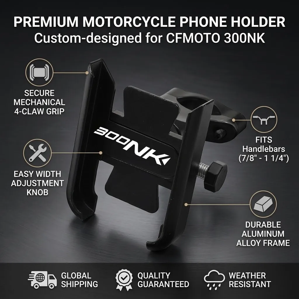 For CFMOTO 300NK 300 NK 300 NK300 300NK 2017-2023 Accessories Motorcycle Handlebar Mobile Phone Holder GPS Stand Bracket