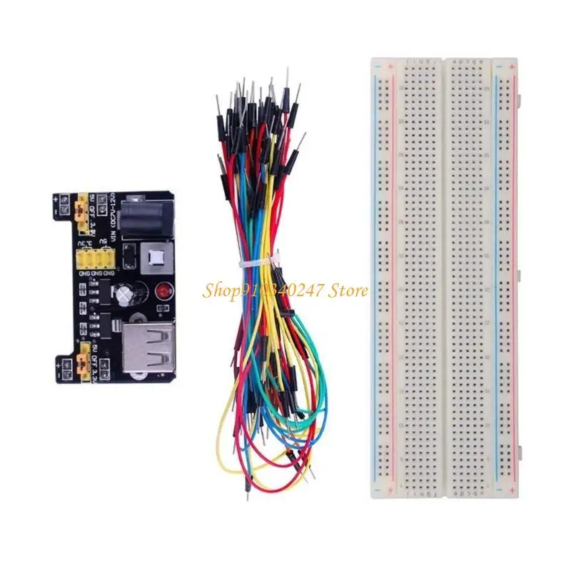 

Q22A Comprehensive 3.3V/5V MB102 Breadboard for Various Electronic Applications