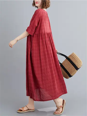 8 best sales सूती पोशाक महिलाओं - №4