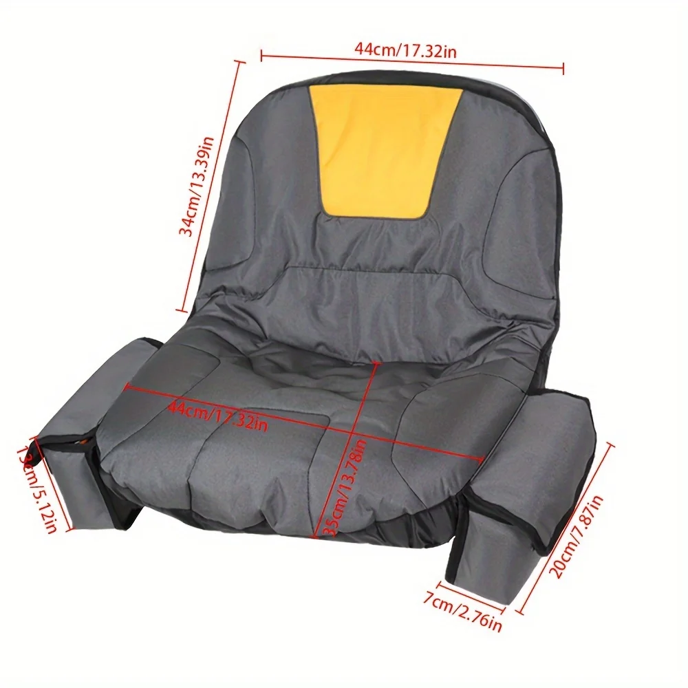Durable Lawn Mower Seat Cover for Riding Mowers, 600D Oxford Fabric, Outdoor Tractor Accessories Garden Accessories Sthil