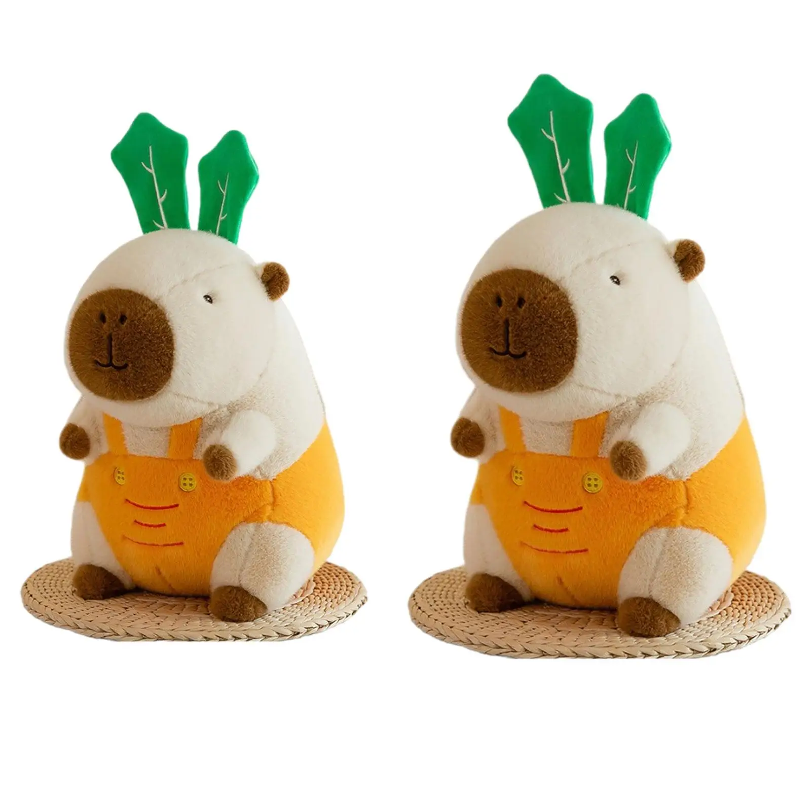 Capybara Plush Toy Home Ornaments Portable Lovely for Bedroom Apartment Kids