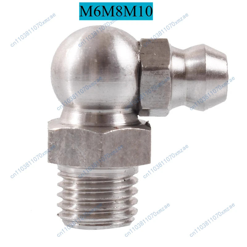

10 шт. M6M8M10 смазочное сопло из нержавеющей стали 304 45/90 градусов, изогнутое смазочное сопло