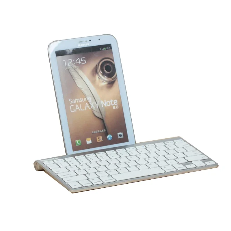 Universal Ultra-Slim Bluetooth 3.0 Keyboard US Keyboard Layout Wireless Keyboard Compatible For Apple iPad IOS Android Windows
