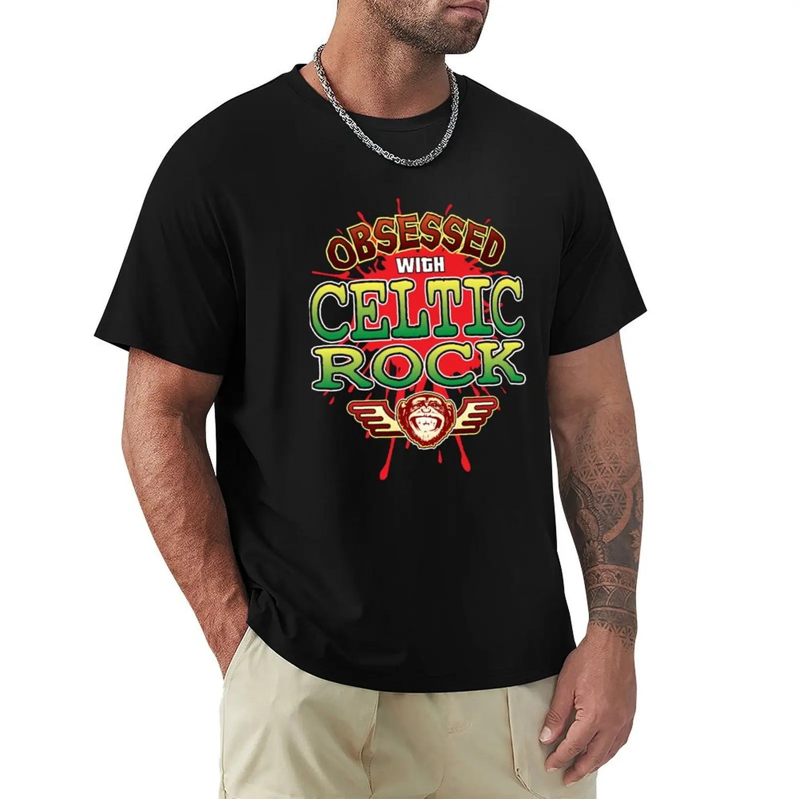 

Obsessed with Celtic Rock T-Shirt new gifts and t-shirts plus size tops vintage graphic tee summer tops mens tall t shirts