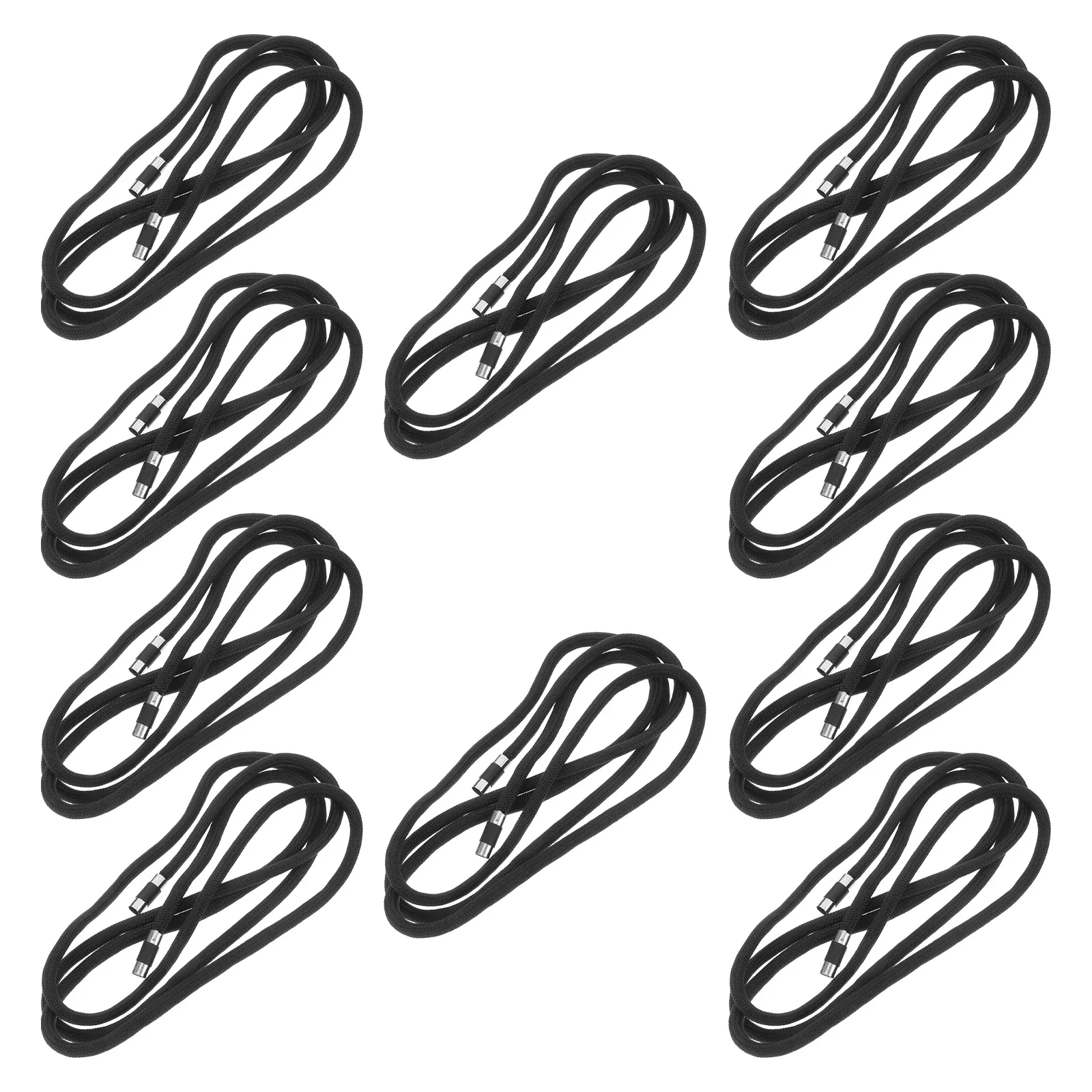 

10pcs Pants Drawstring for Gym Jogging Trousers Black Hoodies Rope Men Replacement Polyester Cord Durable Lightweight Breathable