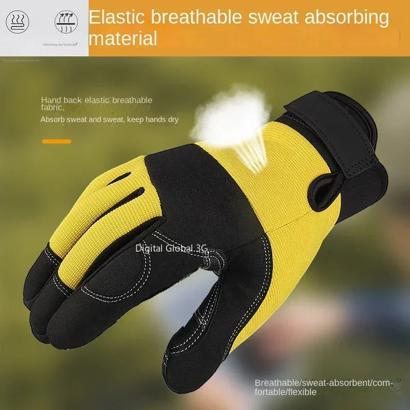 Climbing  Full Finger Combat Riding Touch Screen Gloves Outdoor Roping Work Rocks Parkour Carabiners Rigging Grip