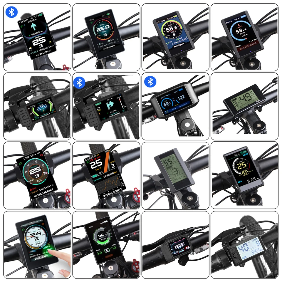 Bafang LCD Color Display Instrument 36V 48V 52V P860C 860C P850C 600C C965 DPC18 BF-UART Killswitch Bluetooth 750W Motor E-bike image 3