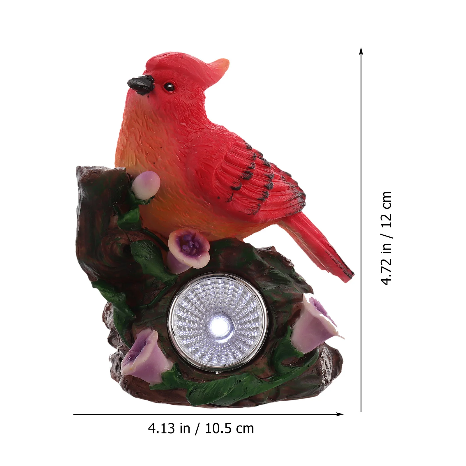 

Solar Powered Bird Shape Night Light Resin Garden Lantern Outdoor Yard Lamp Decoration for Patio Lawn Pathway Solar Powered Lamp