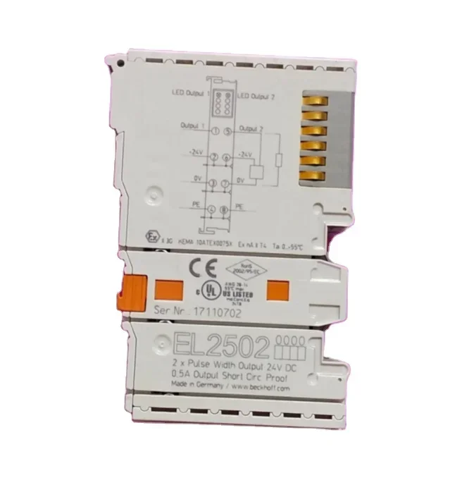 

2026 BECKHOFF 2-channel Pulse Width Output Terminal 24 V DC EL2502