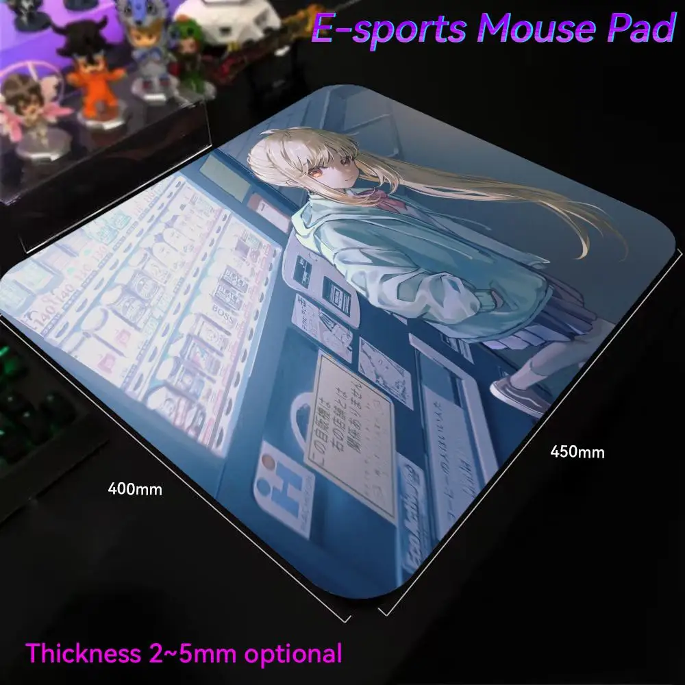 B_bocchi the R_rock Mouse Pad Small keyboard Accessories Mouse Pad Wrist Kawaii Mouse Pad Protector 450x400 Teclado  E-Sports An