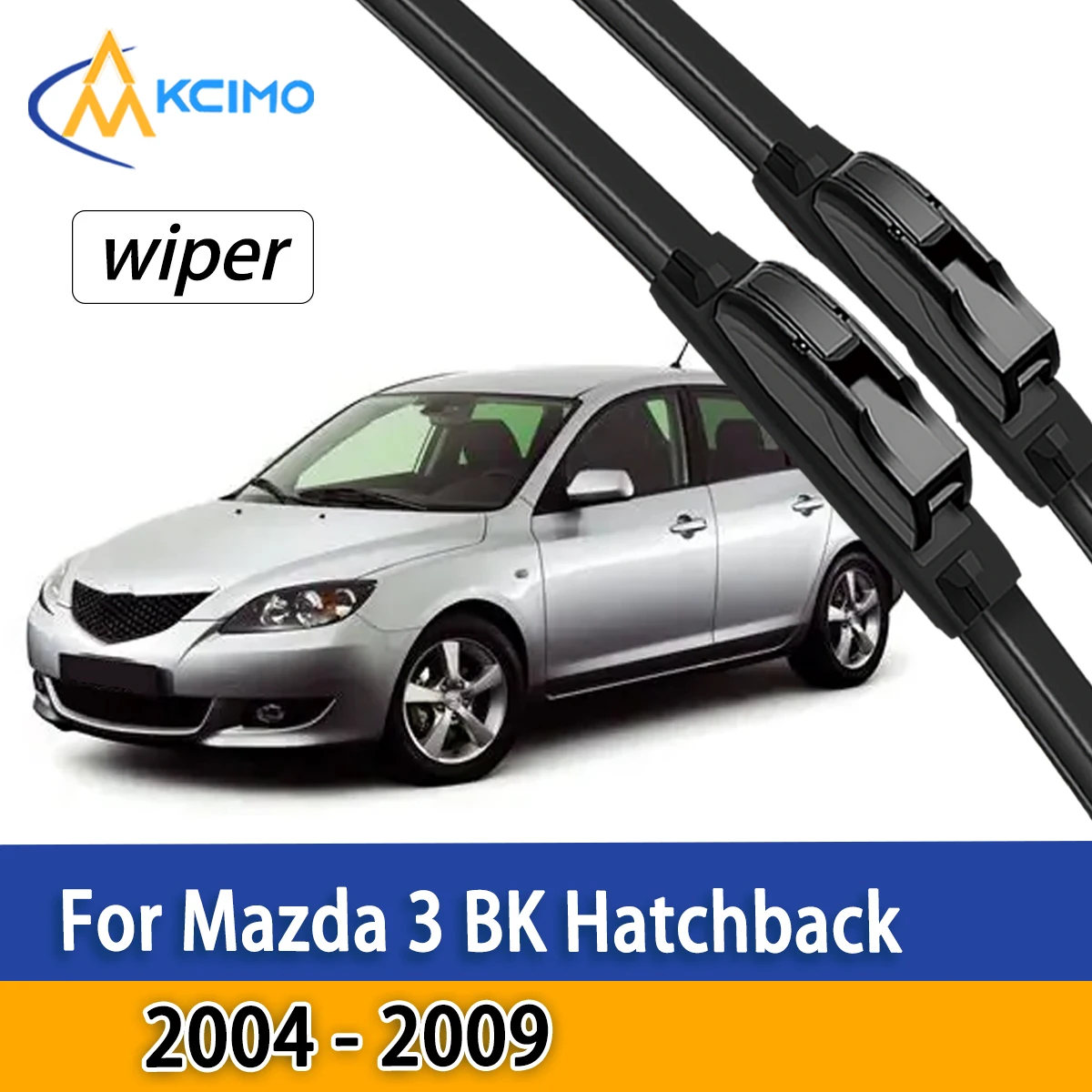 

Wiper Blades For Mazda 3 Mazda3 BK Hatchback 2004 - 2009 Front Windshield Wiper Blade Car Windscreen Window Cleaning Accessories