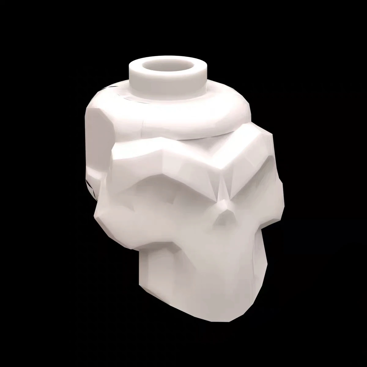 MOC 10PCS Halloween 43693 White Skull Head Building Blocks Kit Decoration Bone Brick Toys Especial Adult Holiday Birthday Gifts - view 4
