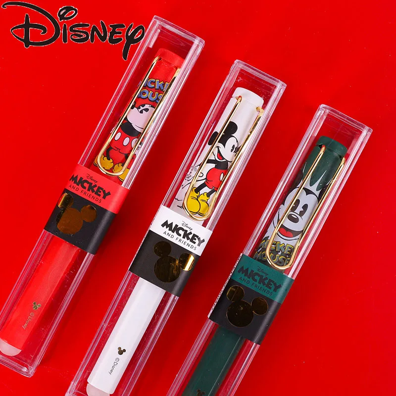 

0.5MM Disney Children's Pen Mickey Mouse Spider-Man Frozen Peripheral Special Hot Erasable Writing Pen Birthday Gift