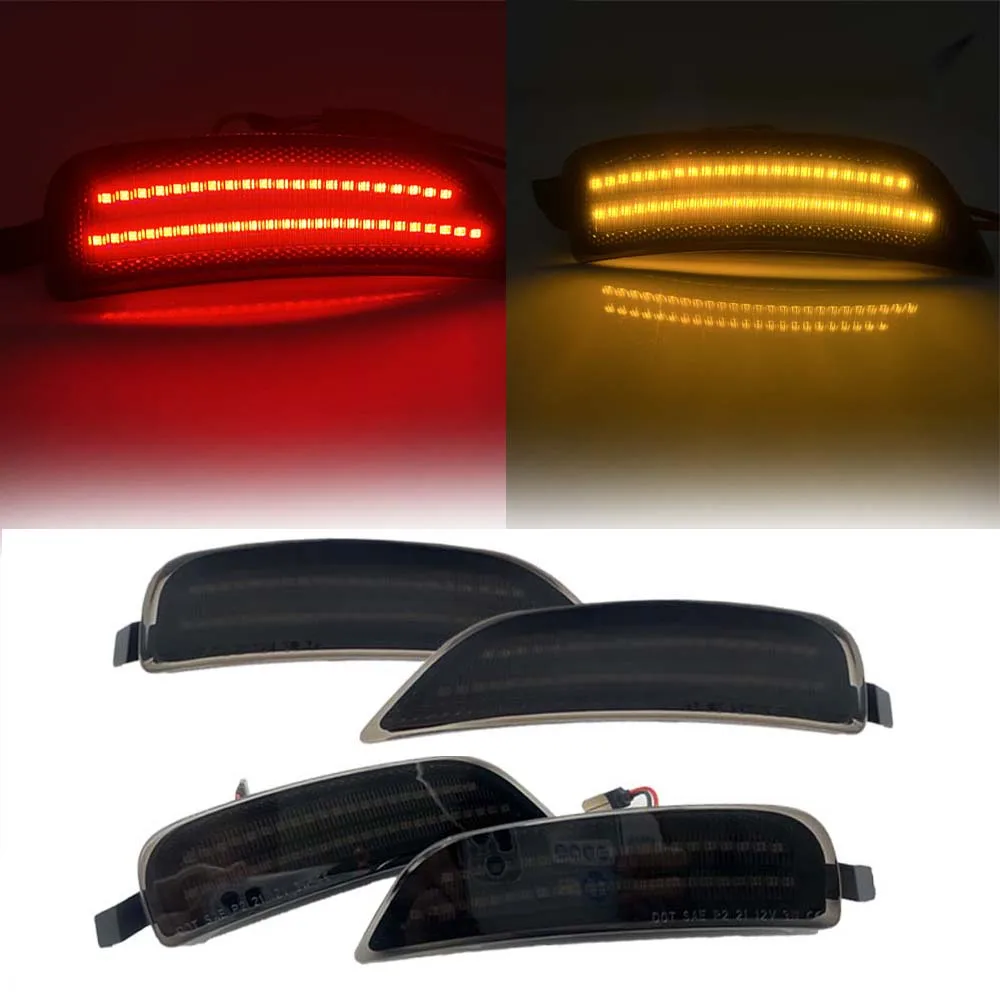 For Mazda MX-5 Miata 2016-2023 Fender Flare Lamps Car LED Front or Rear Bumper Side Marker Turn Signal Lights Parking Lights 12V