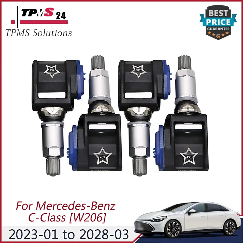 

Датчик контроля давления в шинах A0009058413 433 МГц для Mercedes-Benz C-Class W206, E-Class C236, EQE V295, GLC X254, GLC Coupe C254