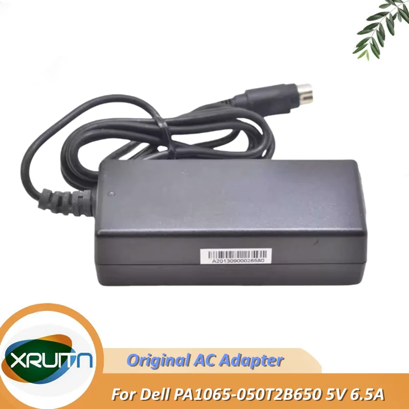

Original PA1065-050T2B650 5V 6.5A AC Adapter Charger for Dell D3000 XPS DOCKING STATION Y5T3Y 0Y5T3Y 4-Pin ACP70 PECACP075EU