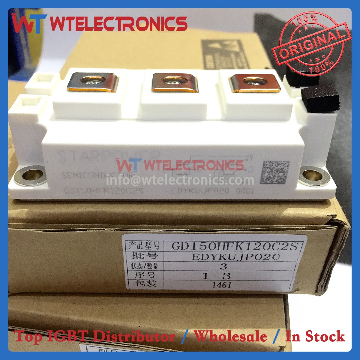 

New Original GD150HFK120C2S IGBT Module GD150HFK120C2S