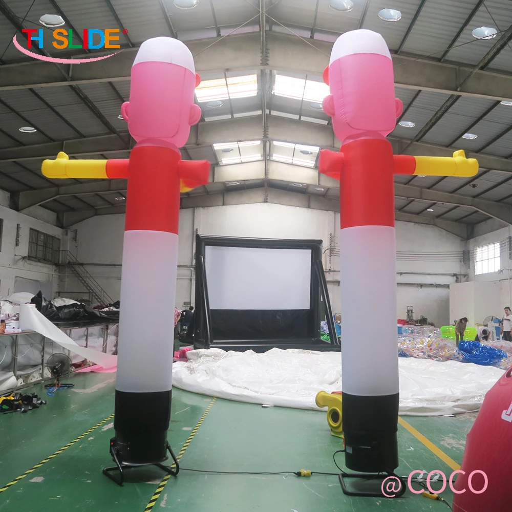 free air ship,10ft/3m Air Dancers Sky Dancer Inflatable Tube Man Puppet Wind Flying Promotional Balloons Advertising Waver