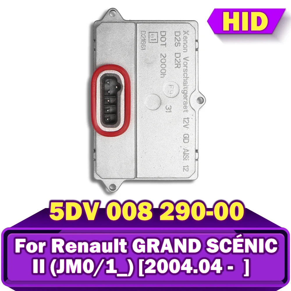 5DV 008 290-00 5DV008290-00 HID Ballast Module 5DV008290 For Renault GRAND SCÉNIC II (JM0/1_) 2004.04 to 2023 Xenon Igniter D2S