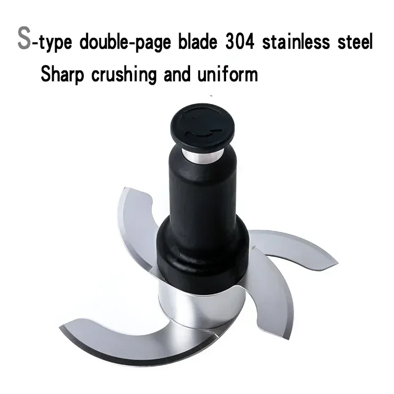 Pencincang daging elektrik, penggiling daging dan sayuran elektrik daya tinggi