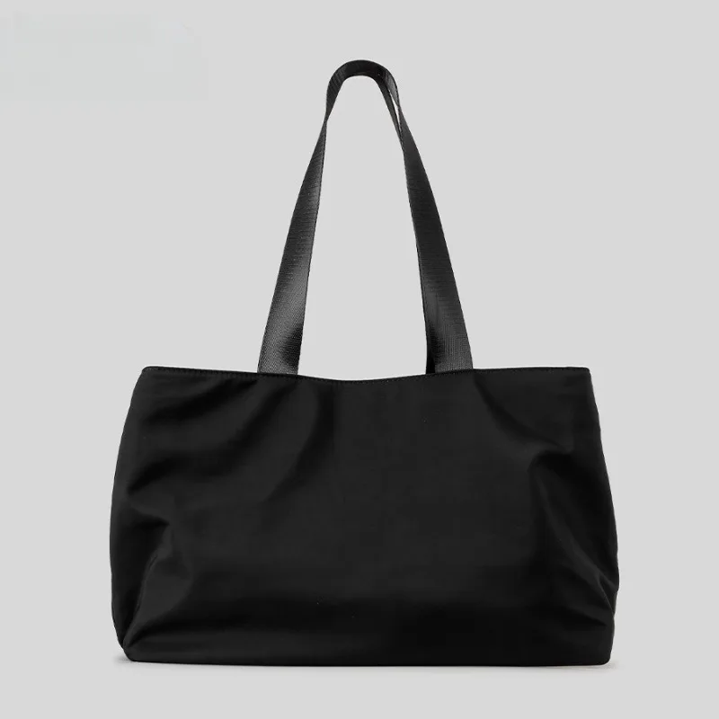 Large-Capacity Lightweight Nylon Tote Bag Water-Resistant Minimalist Stylish Shoulder Bag Practical Daily Commute Casual Tote