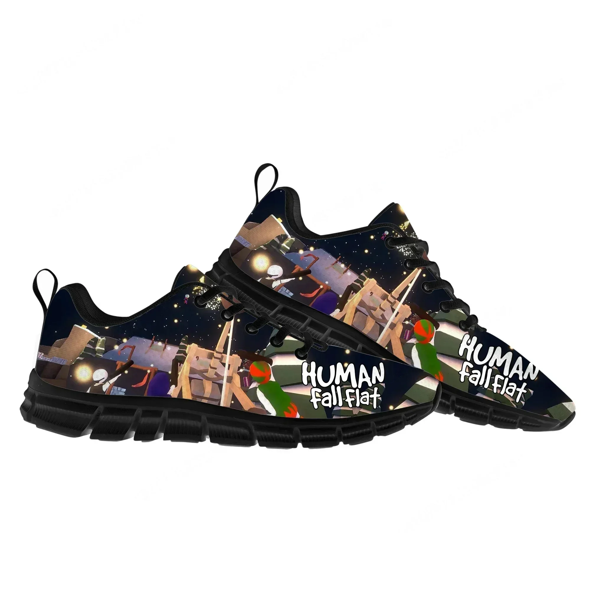 

Кроссовки Human Fall Flat в стиле мультфильмов для мужчин и женщин, спортивная обувь, кастомизированные кроссовки