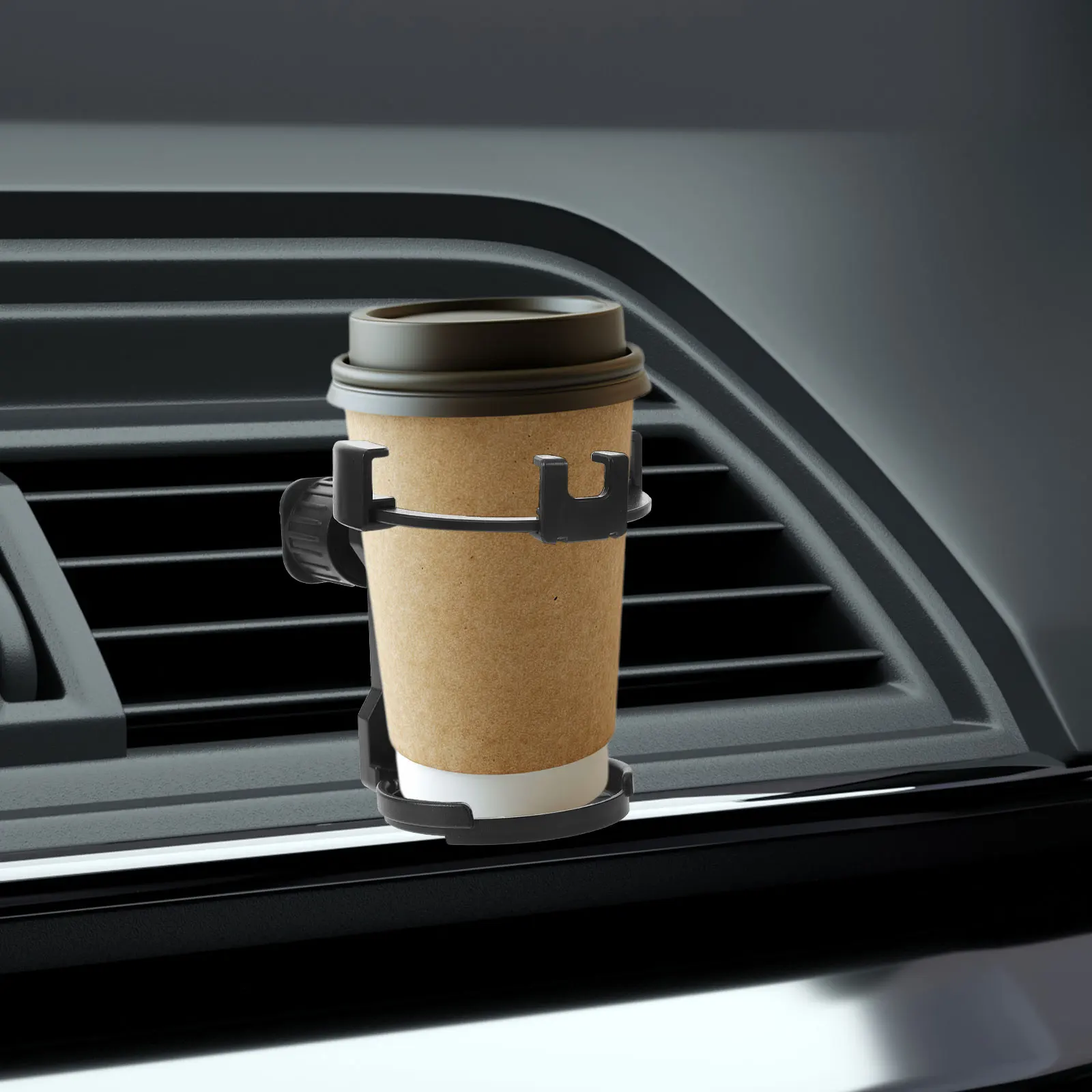 

Dual Car Mount Air Vent Holder Phone Foldable Compact Storage Sturdy ABS Material Universal Fit for Vehicle Vents for Car