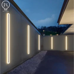 LED long wall lamps OutdoorWaterproof IP65 Garden Lights outdoor porch-f-lights Door wall lamp lighting Modern outdoor walllight