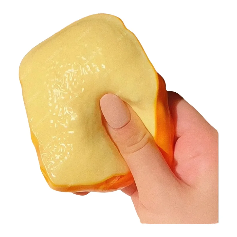 Ultra Soft Slow Rising Stress Ball Toy Soft Realistic Food Style Squeeze Toy Finger Suction Moldable Fidget Toy for Novelty Gift