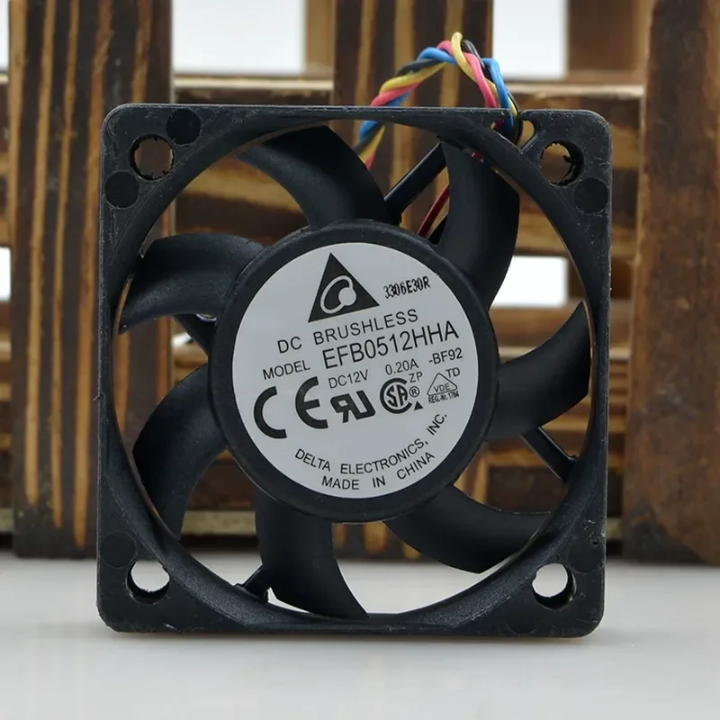 Original Delta EFB0512HHA 12V 0.20A 5CM 5010 CPU ultra-thin ultra-quiet cooling fan