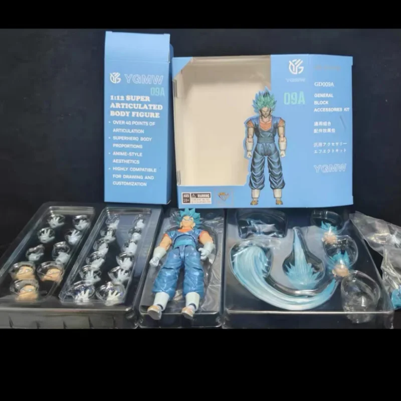 

Ygmw Studio Dragon Ball Vegeta Super Articulated Action Figure 1/12 Yg-Mw007 Yg-Mw008 40+ Articulation Points Collectible Kit