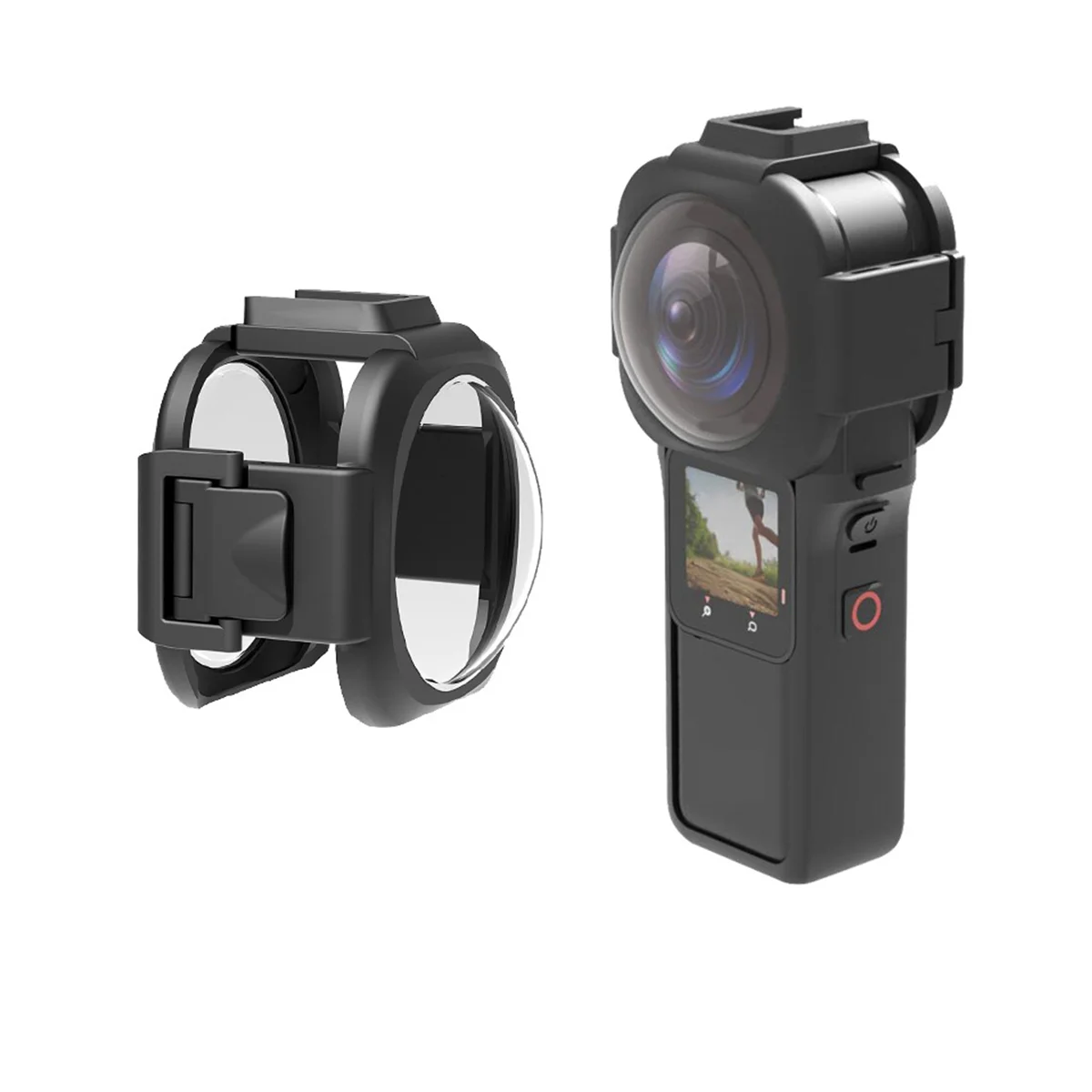 Для Insta360 One RS 1-дюймовая панорамная камера Leica Улучшенная защита от падения Многофункциональная Защита объектива