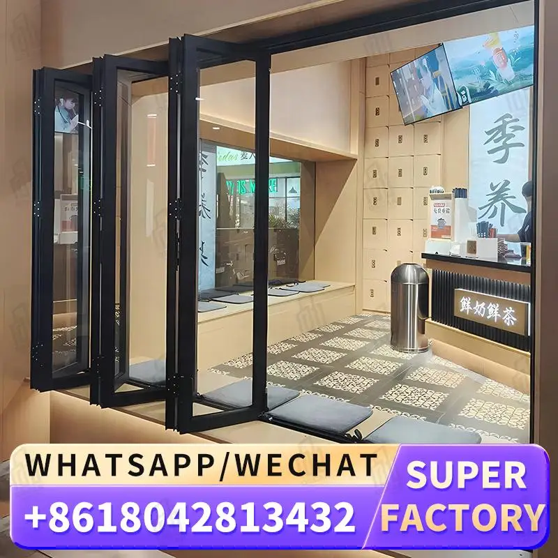 

Customizable Windows Foldable Door Ideal for US Commercial Spaces Innovative Factory Made Windows Foldable Door