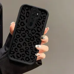 Phone Case For Xiaomi Redmi Note 13 11 12S 10 8 9 7 Pro Leopard Printing Camera Lens Protection Shockproof Silicone Soft Cover