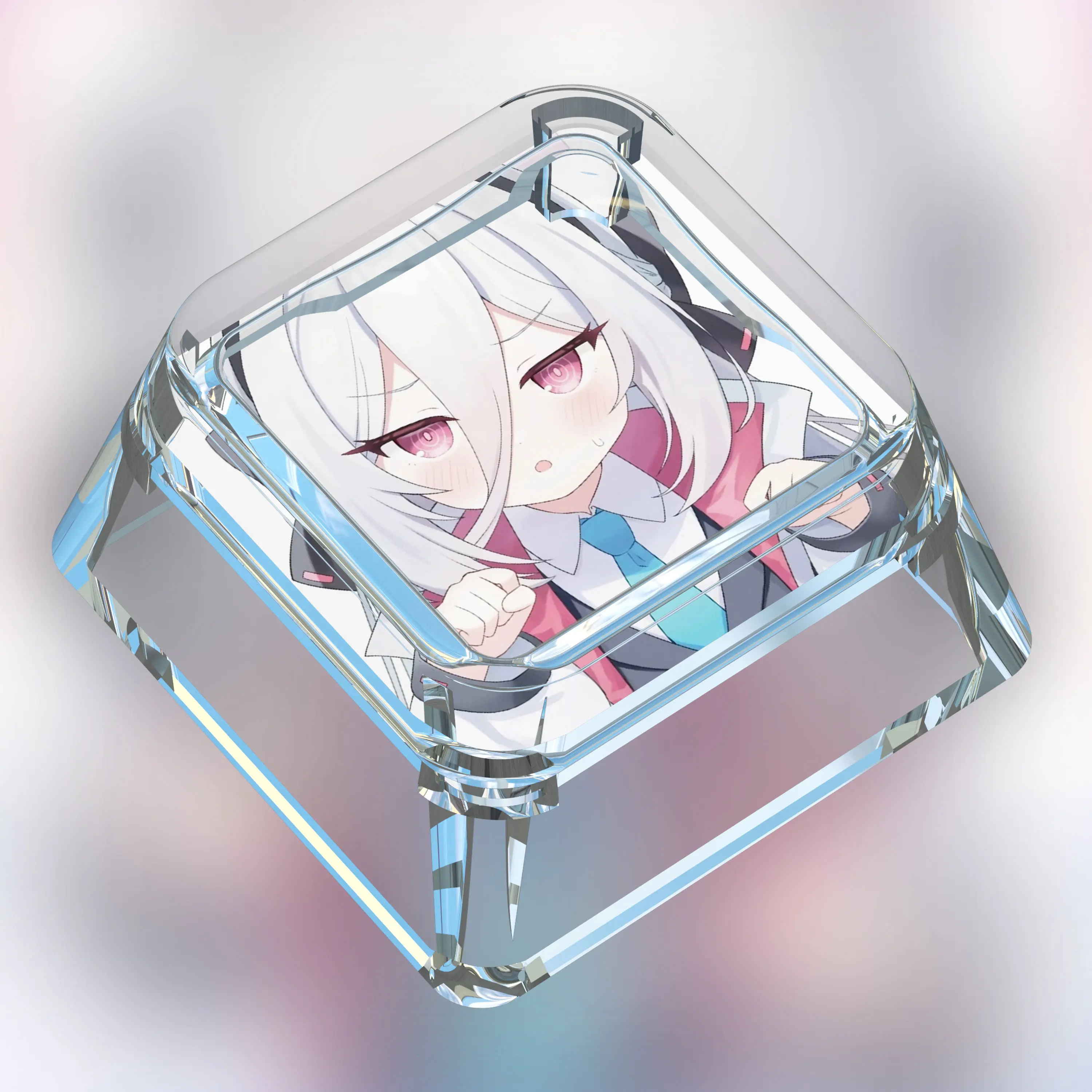 Diy Self Made Blue Archive Kei Mechanical Keyboard Keycaps Cross-Axis Mechanical Keyboard Pc Personalized Keycaps Gift Toys