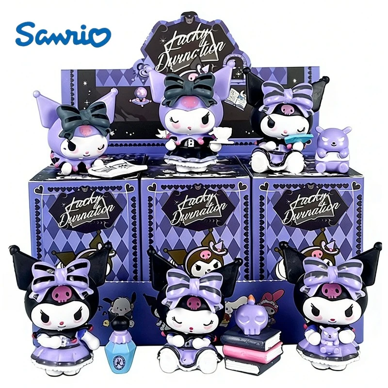 

Новые милые фигурки-сюрпризы Куроми для удачи, настольные украшения в стиле Ins, куклы, подарки на день рождения для девочек, Hello Kitty