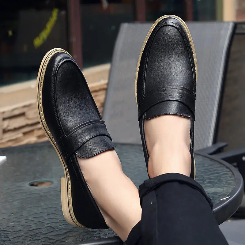 Autumn Men Shoes Leather Men Dress Shoes Luxury Men's Business Oxfords Classic Gentleman Shoes 2020 rtg5