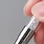 1 Pcs Double-Ended Multi-Functional Silicone Nail Pen with Quartz Cuticle Stick Dead Skin Remover Nail Polish Remover for Nail A
