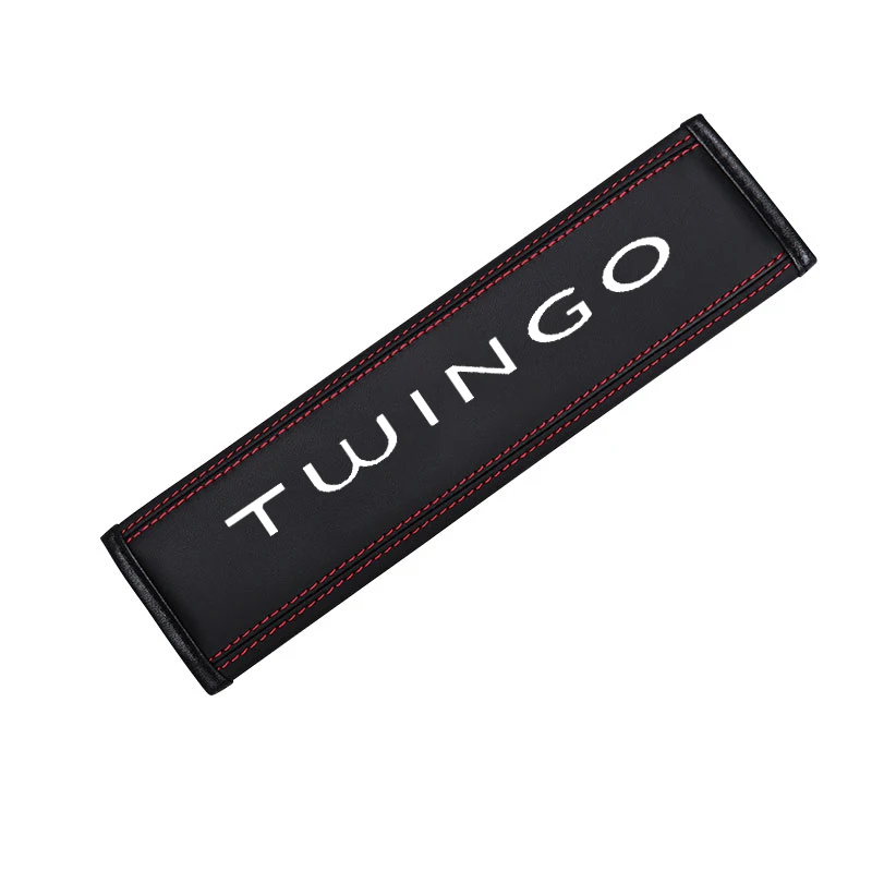 For Renault twingo Car Accessories Top leather material automotive seat belt cover shoulder protector