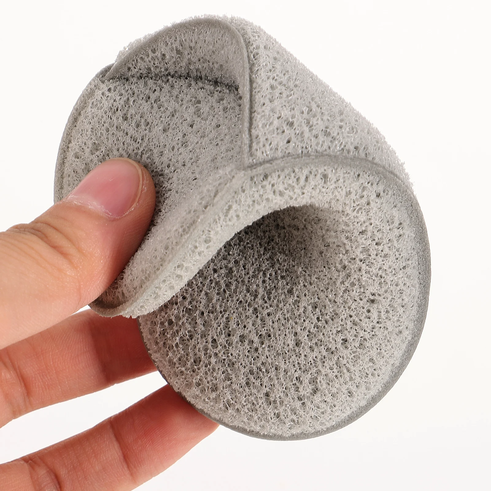 5 個のフェイシャルスポンジメイク落としパッド多用途フェイスクレンジング角質除去スポンジソフト再利用可能な洗顔スポンジ旅行用