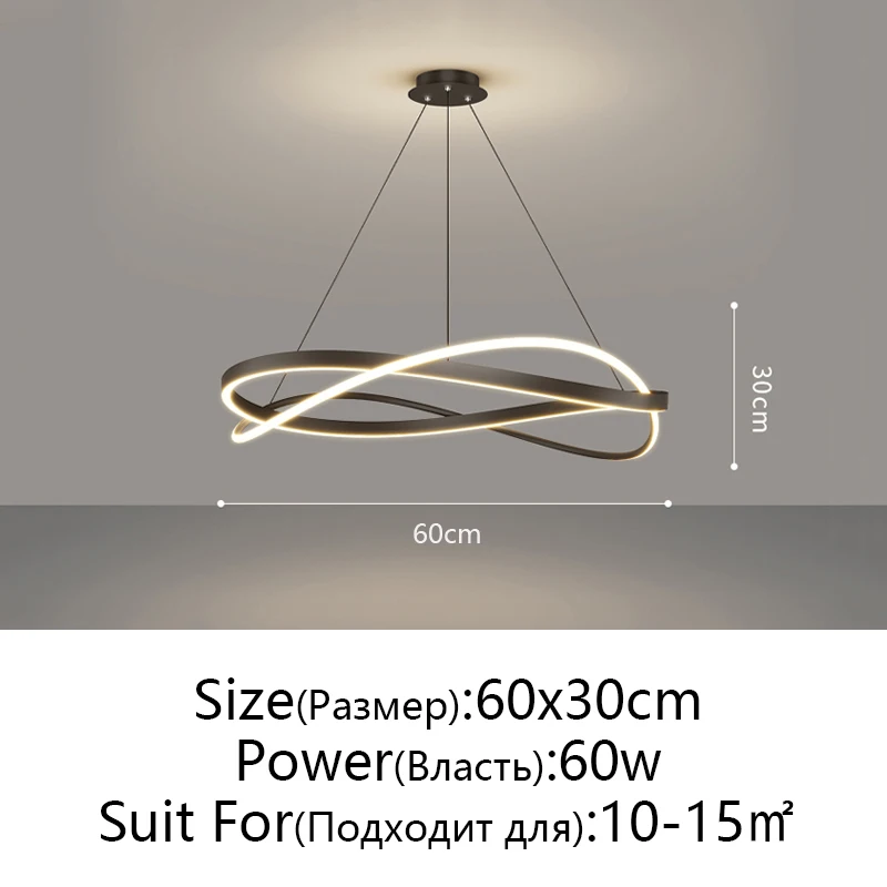 Minimalistische lichte luxe woonkamer hanglampen Postmodern eenvoudig restaurant Lichte slaapkamer Plafondlamp Home Decorations