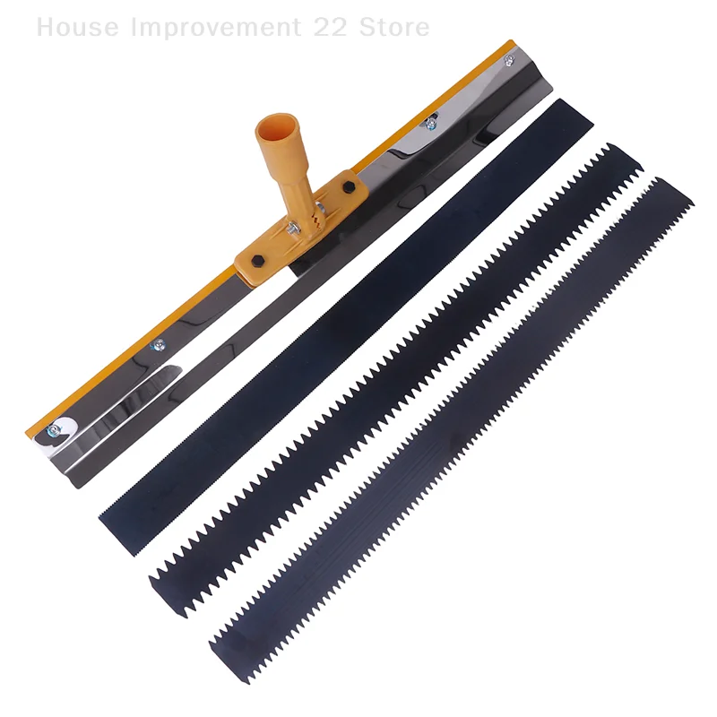 Self-leveling Scraper Standing Push Knife Tooth Height 2mm/5mm/8mm Tooth Strip Epoxy Floor Base Plate Scraper Tool